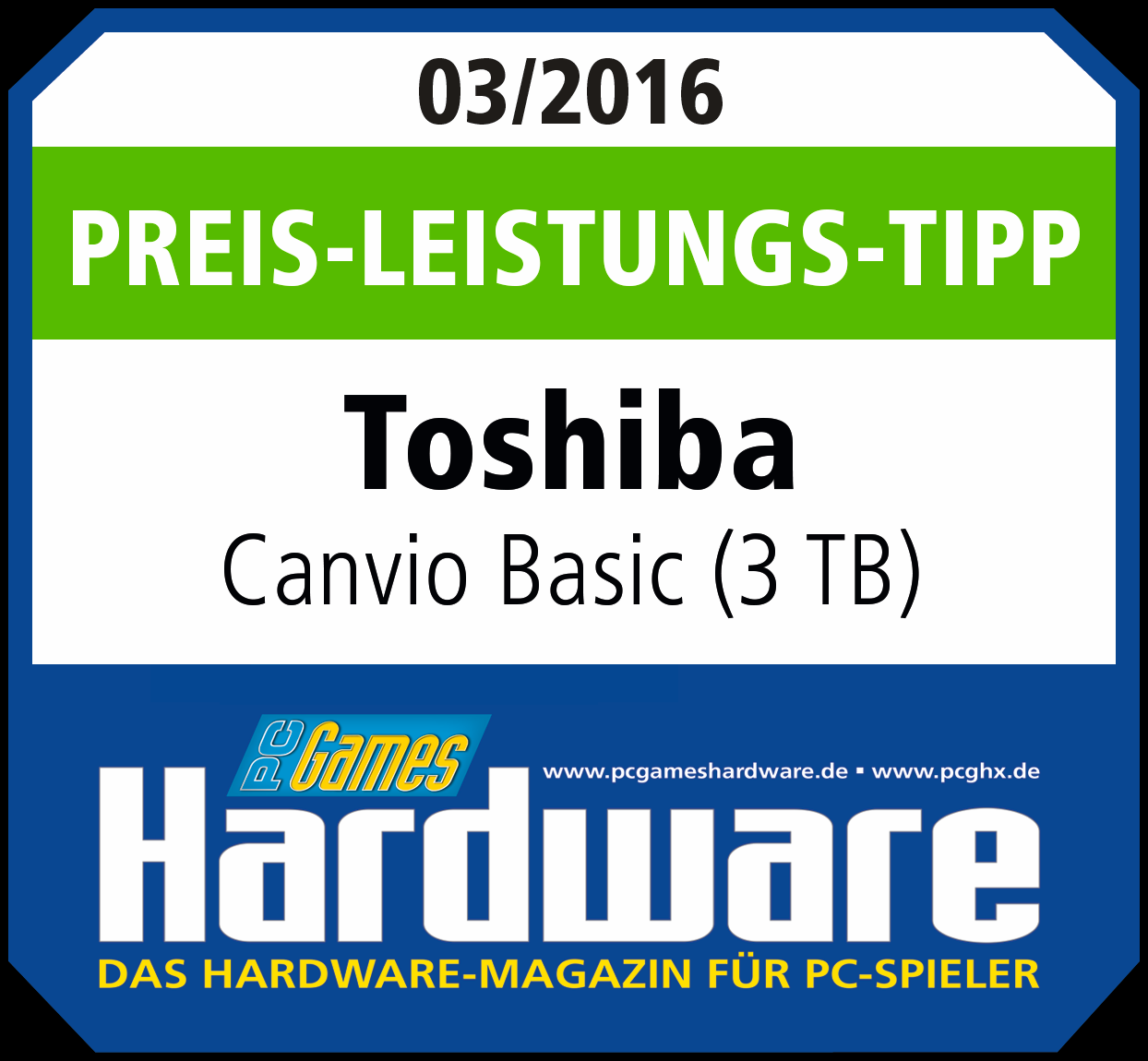 Disco Duro Externo Toshiba 1TB Canvio Basics 2.5 USB 3.0 Negro (100255)