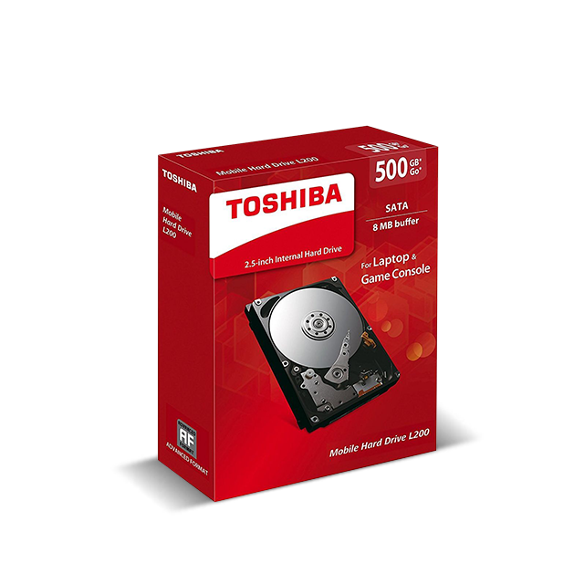 Toshiba Internal Hard Drives L200 Packshot Storage Solutions