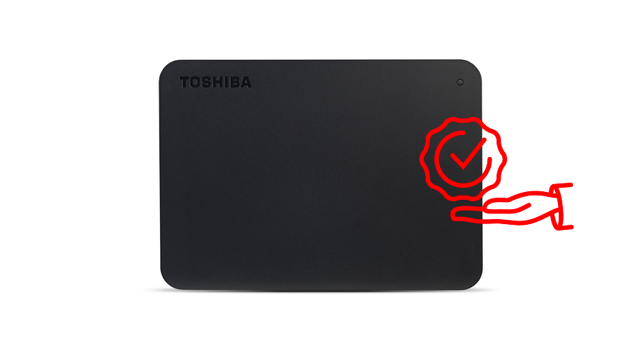 Toshiba canvio basics 1 to noir - Oumou Express