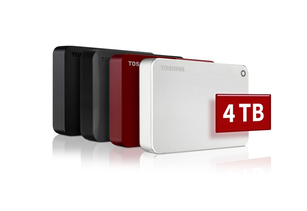 Toshiba Canvio Basics 3.0 Portable External Hard Disk Storage - 4TB