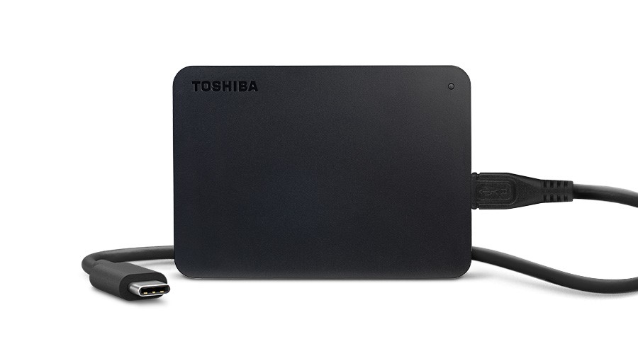 Disque Dur Externe Canvio basics 1To USB 3.0 Noir - TOSHIBA -  HD_EXT_TOSH_1T 