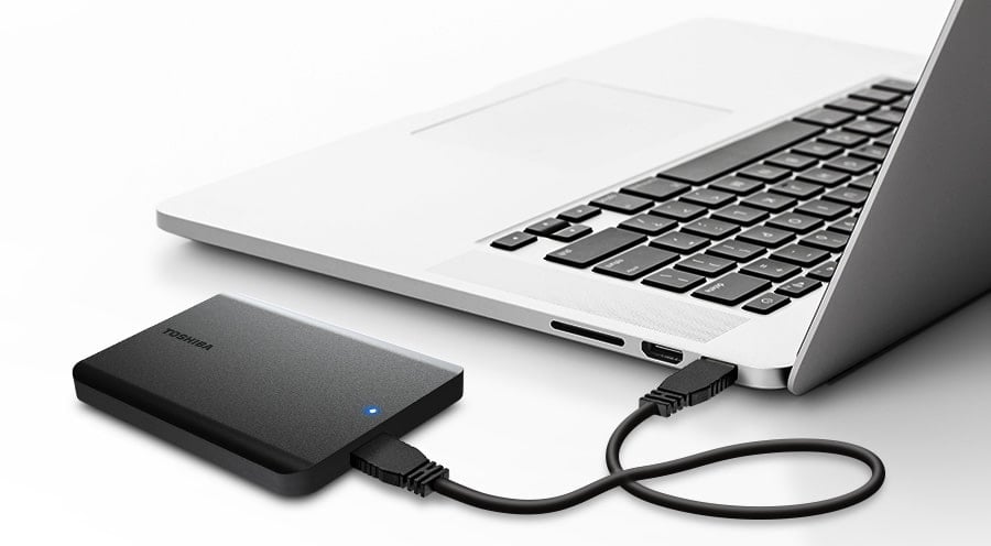 Make your life Easy-EXTERNAL PORTABLE HARD DRIVE Toshiba Canvio Basics 4TB  USB 3.0 - HDTB540XK3CA 