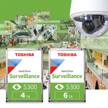 Toshiba усилила линейку жёстких дисков для систем видеонаблюдения