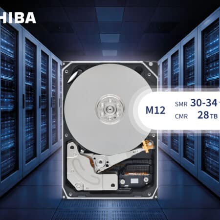 Toshiba Begins Sampling of 30-34 TB SMR Nearline Hard Disk Drives