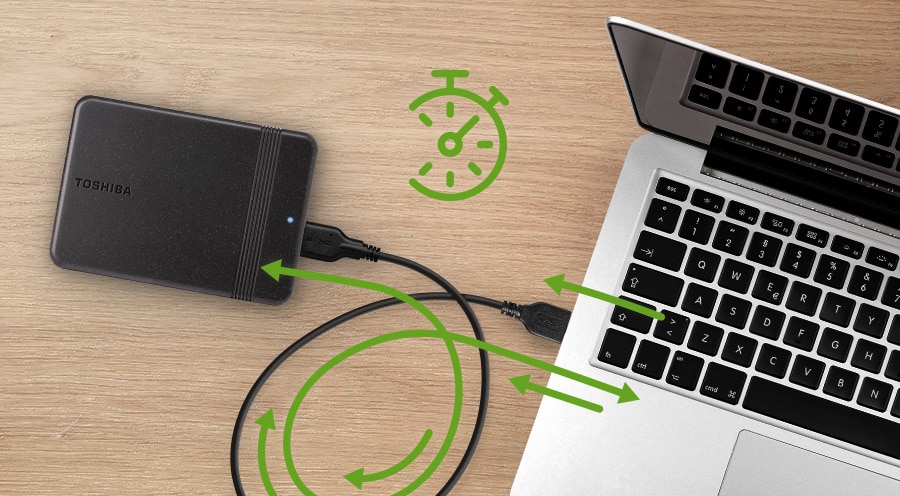 Übertragungsgeschwindigkeiten von bis zu 5 Gbit/s